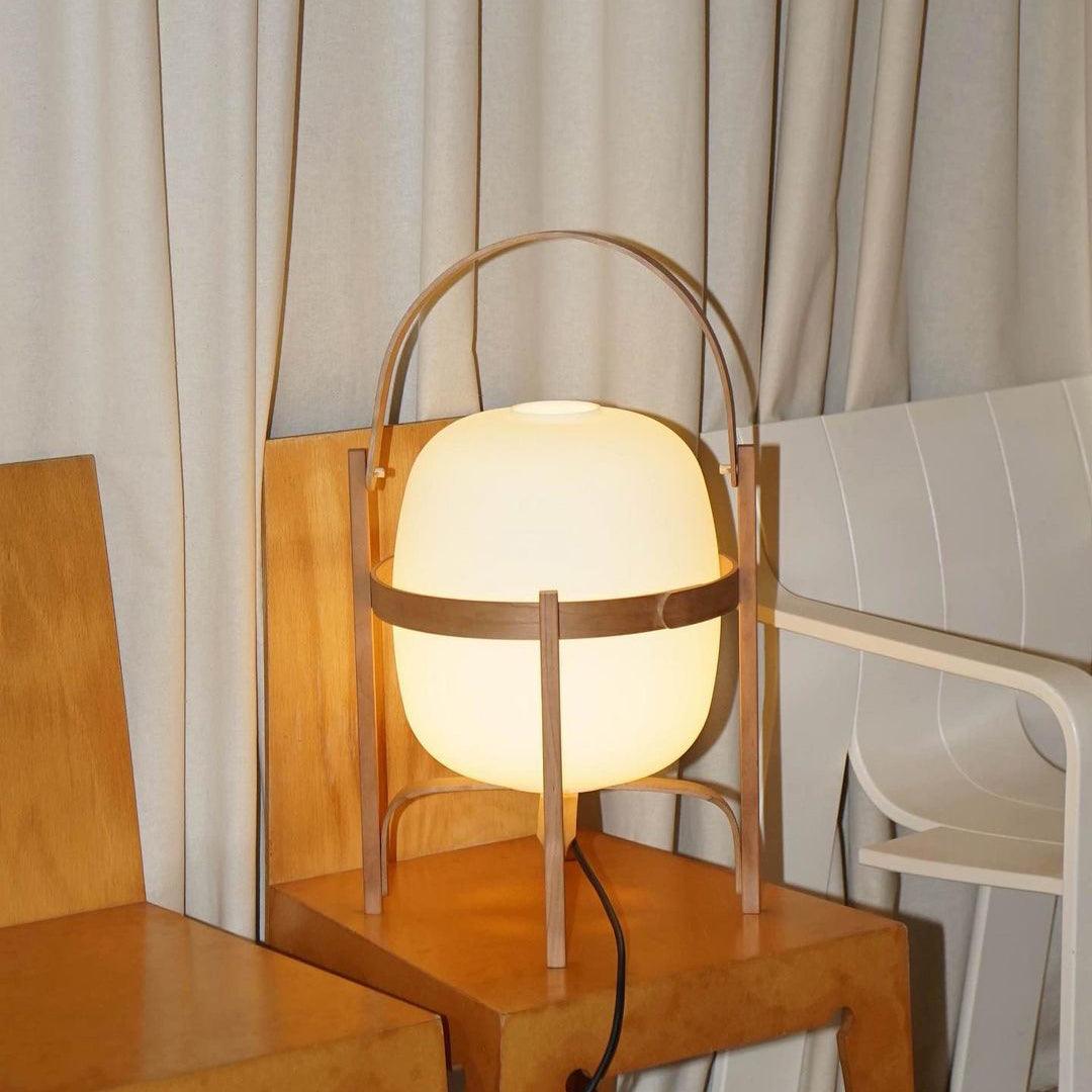 Rynx | Portable Lantern Glass Table Lamp