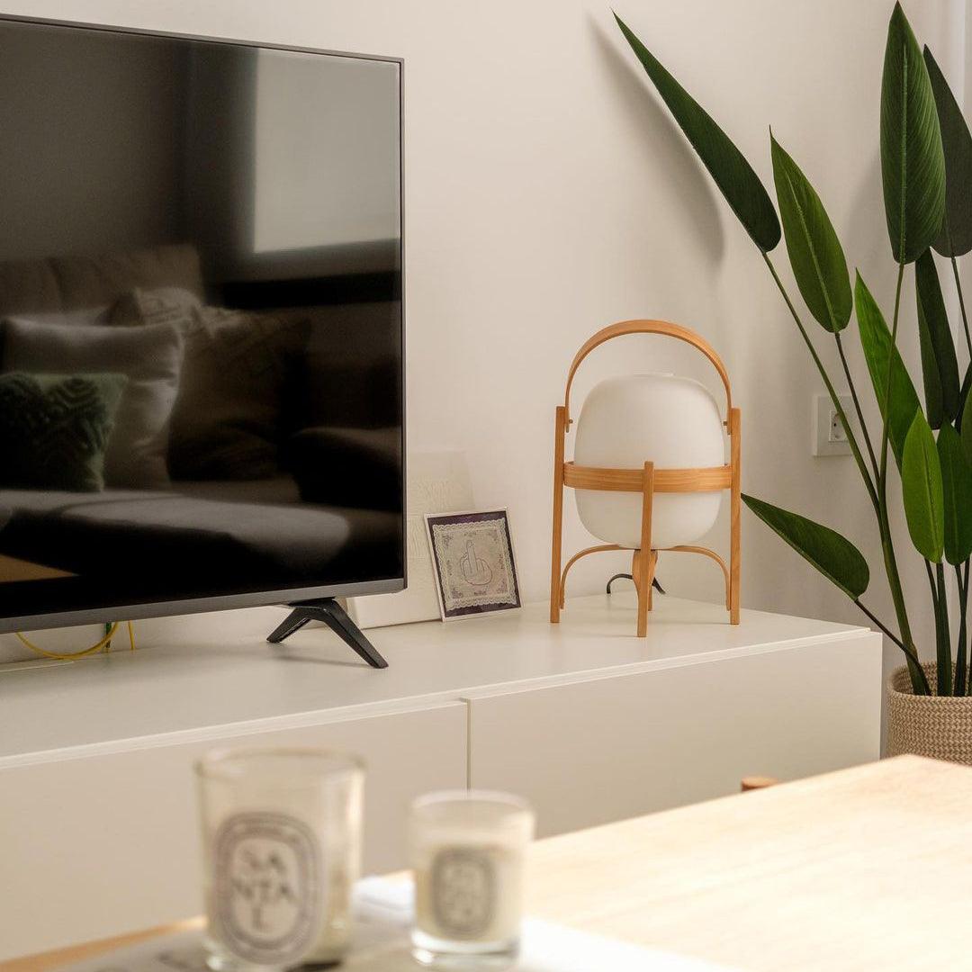Rynx | Portable Lantern Glass Table Lamp