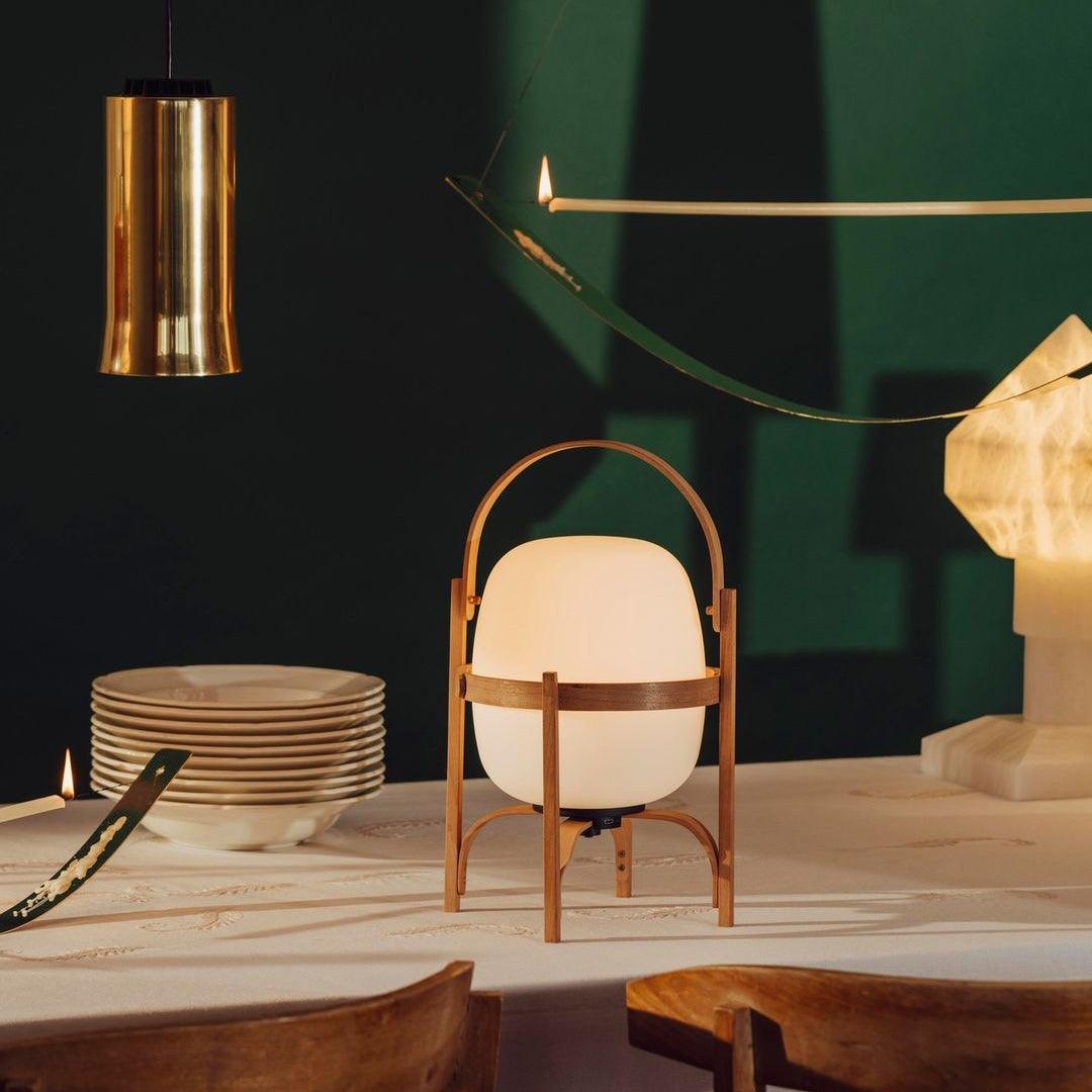 Rynx | Portable Lantern Glass Table Lamp