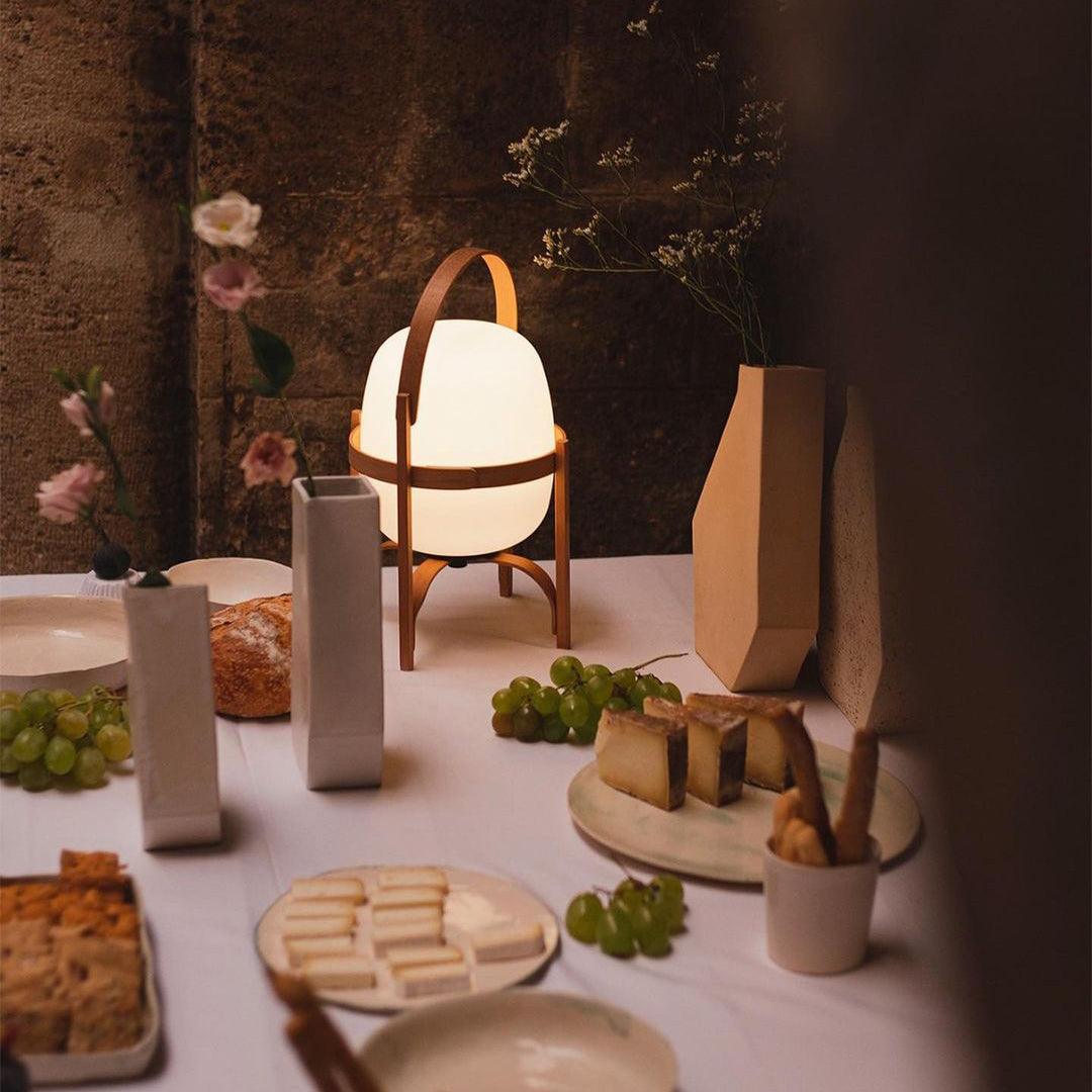 Rynx | Portable Lantern Glass Table Lamp
