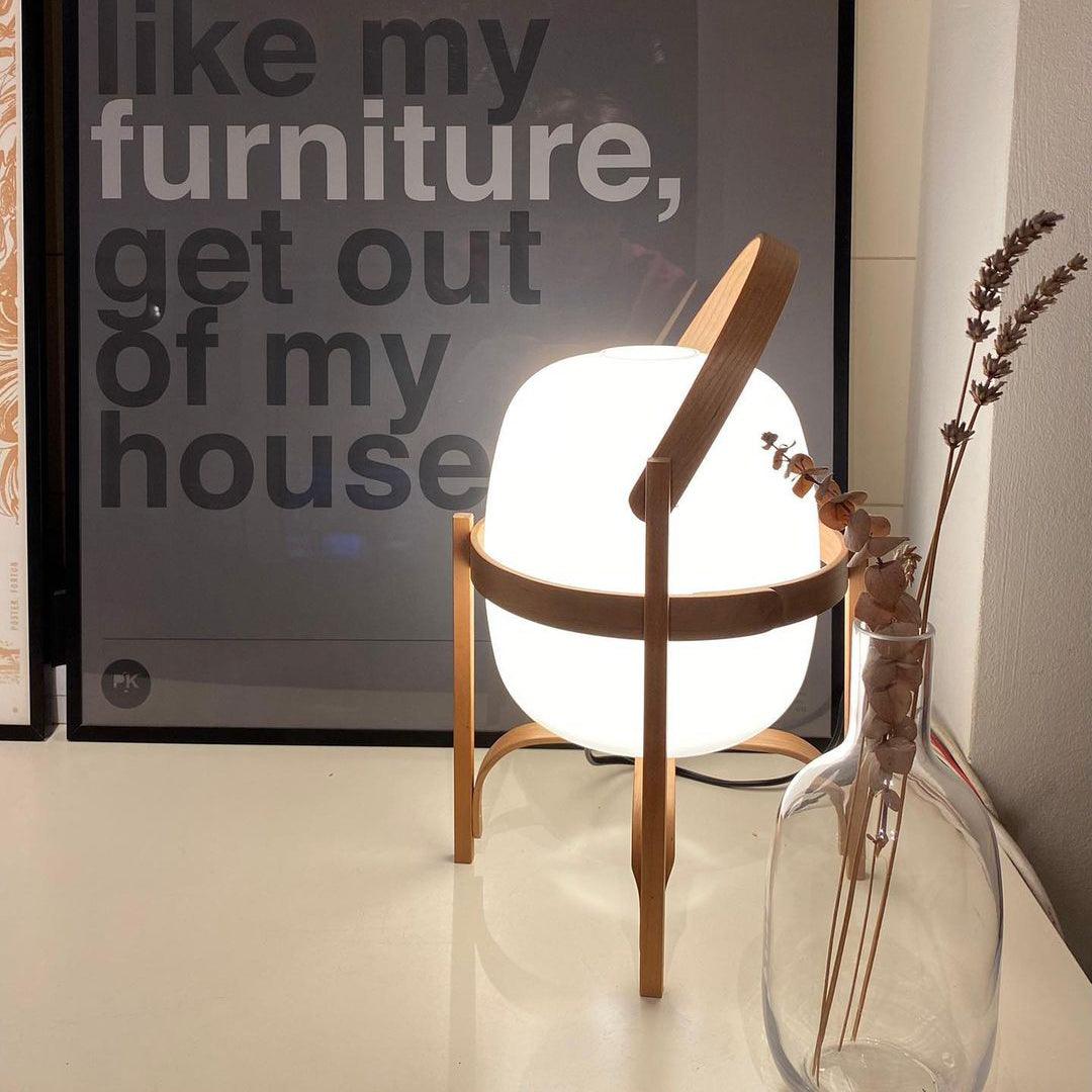 Rynx | Portable Lantern Glass Table Lamp