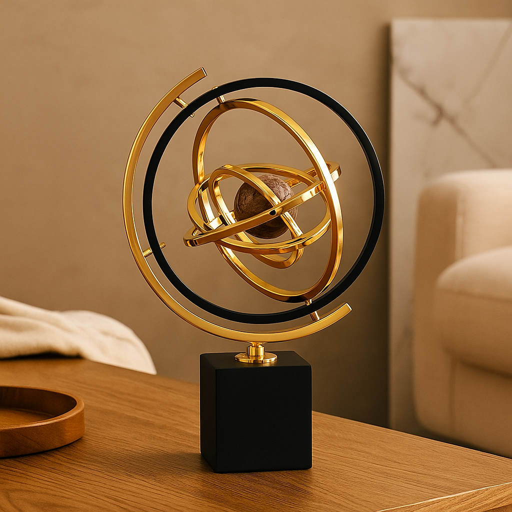 Rynx | Aurevia – Handcrafted sculpture with marble base for elegant interior design