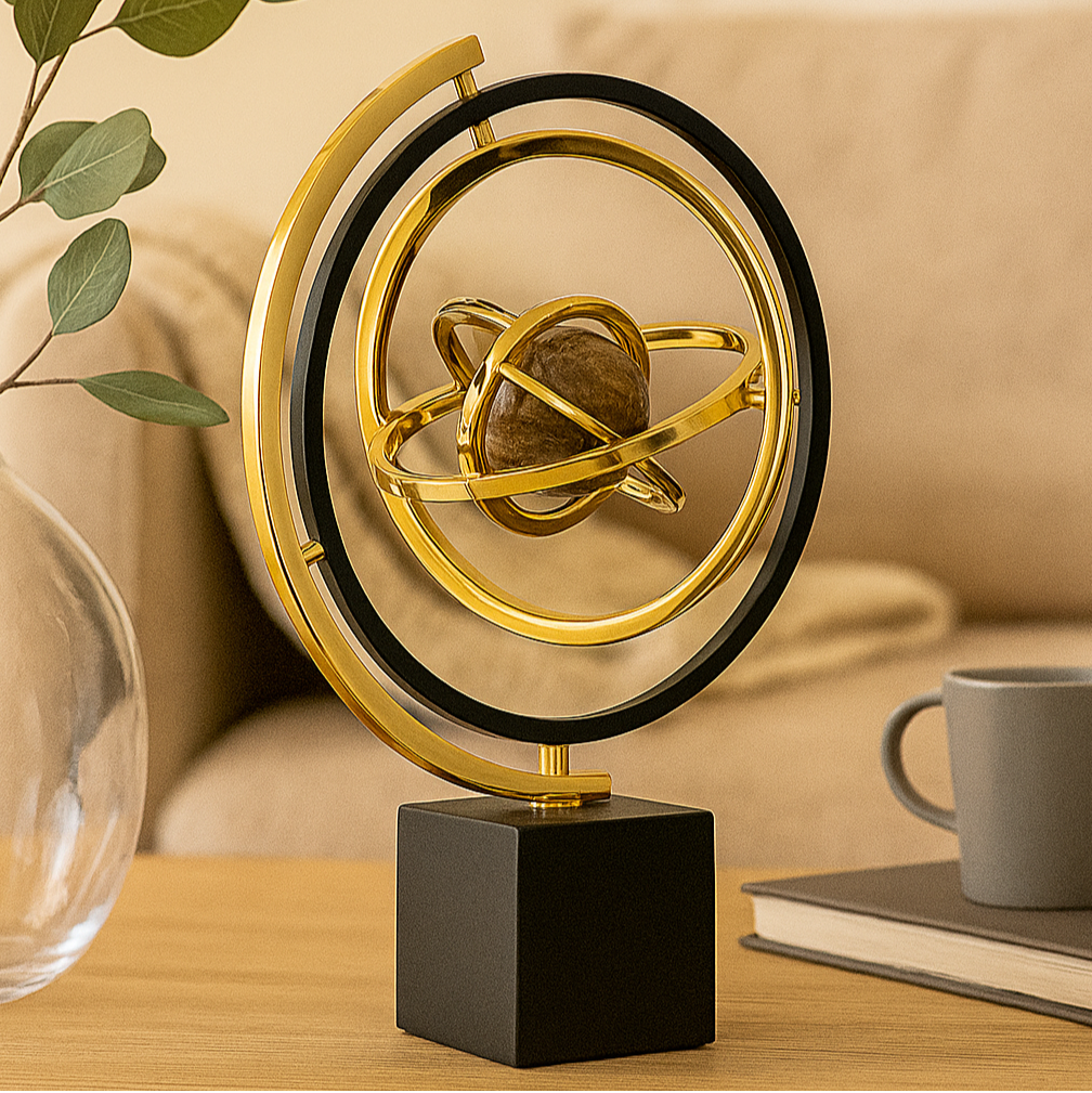 Rynx | Aurevia – Handcrafted sculpture with marble base for elegant interior design