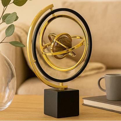 Rynx | Aurevia – Handcrafted sculpture with marble base for elegant interior design