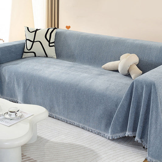 RYNX | Blanket Herringbone Tassel Couch Cover