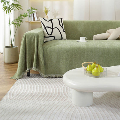 RYNX | Blanket Herringbone Tassel Couch Cover