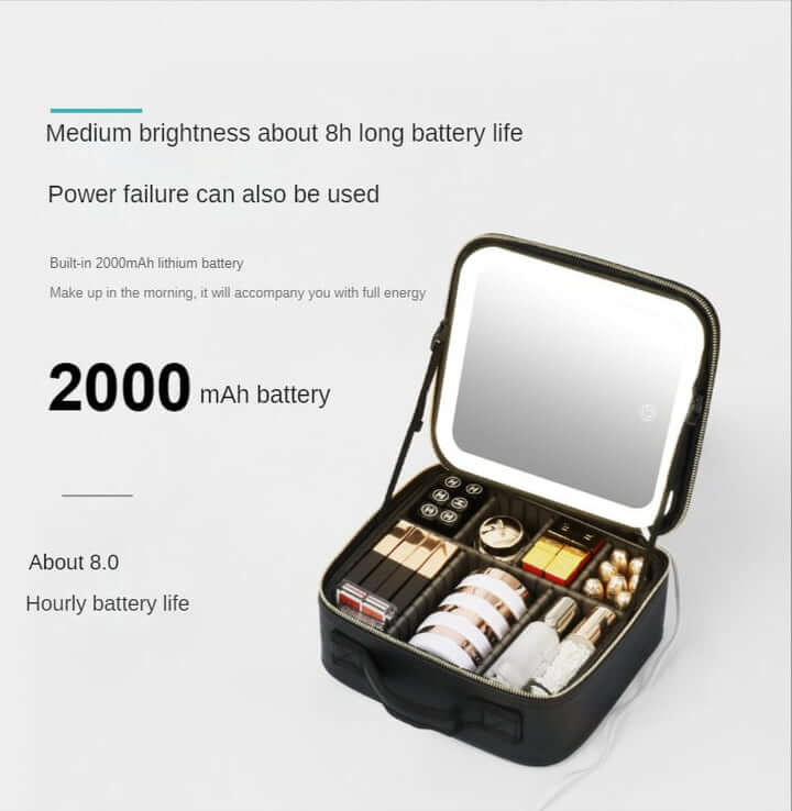 Rynx | Niceland Travel Make-up Bag with LED Mirror