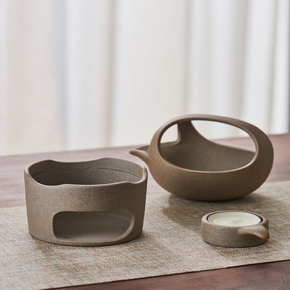 Rynx | Japanese Style Simple Candle Tea Warmer Pot