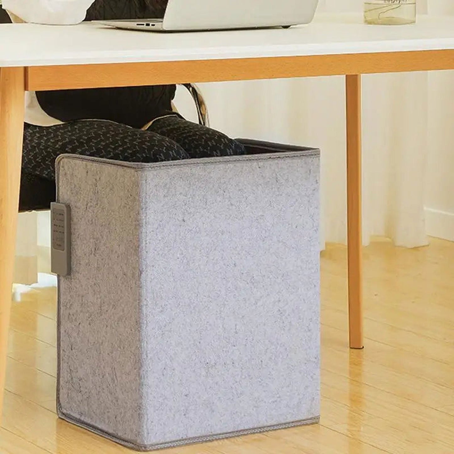 RYNX | Cozyfeet: Collapsible 3D Under-Table Foot Warmer With Timer And Automatic Shut-Off