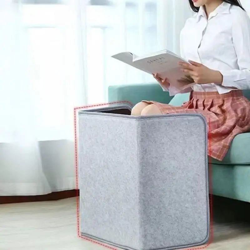 RYNX | Cozyfeet: Collapsible 3D Under-Table Foot Warmer With Timer And Automatic Shut-Off