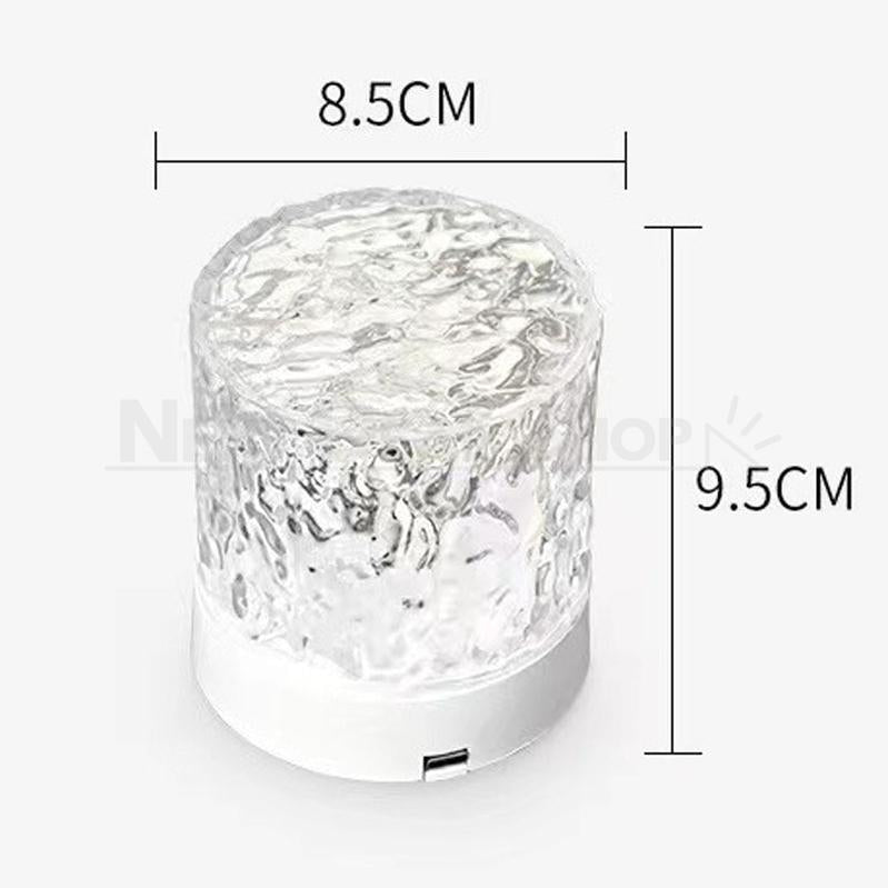 Rynx | Crystal Ocean Wave Table Lamp