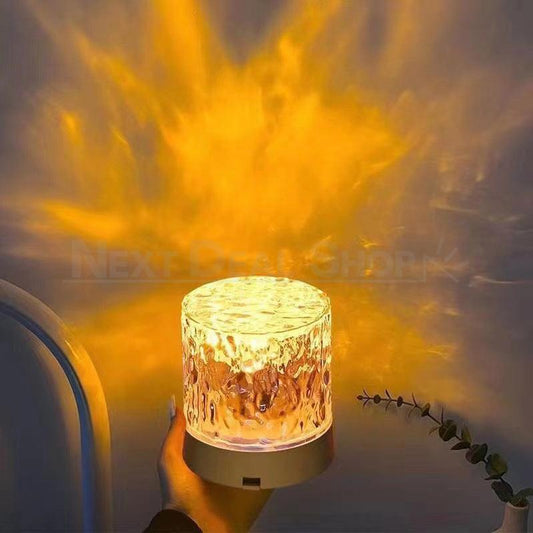Rynx | Crystal Ocean Wave Table Lamp
