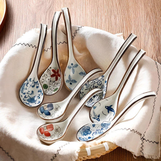 Rynx soup bowl in ceramic with pattern 8 pcs