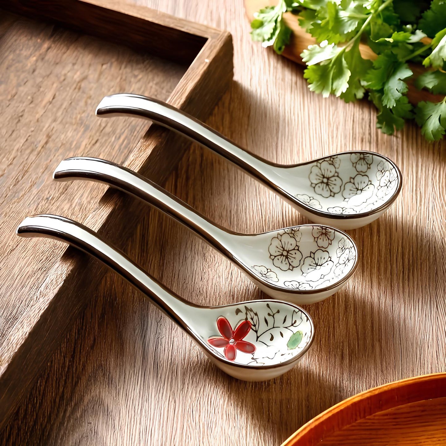 Rynx soup bowl in ceramic with pattern 8 pcs