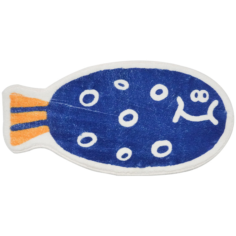 Rynx | Sweet blue fish bath mat