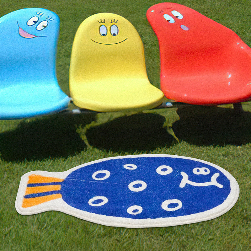 Rynx | Sweet blue fish bath mat