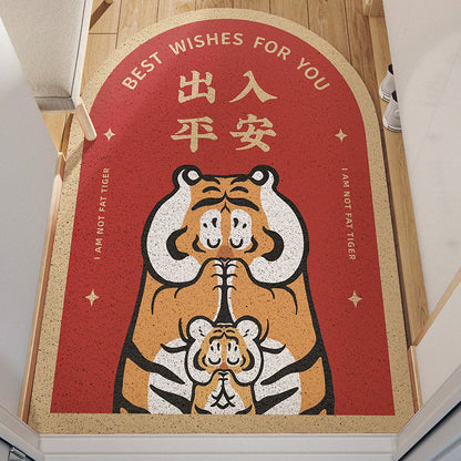 Rynx | Cute Tiger PVC Entrance Door Mat