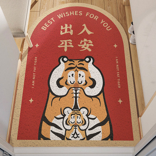 Rynx | Cute Tiger PVC Entrance Door Mat