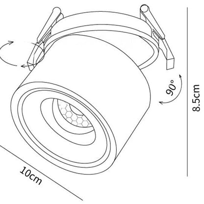 Rynx | Built-in Cylindrical Led Downlight