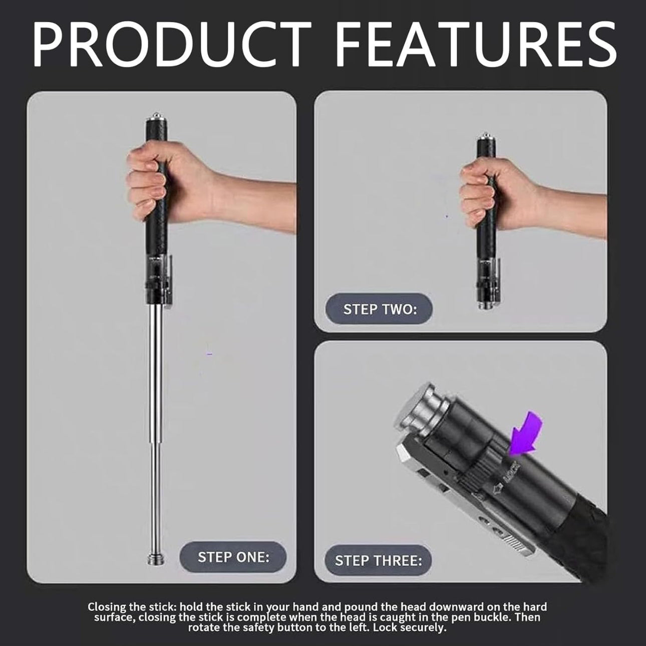 Rynx | Automatic retractable defense baton
