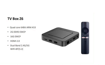 Rynx | 4K Ultra HD Android 10 TV Box with Remote Control