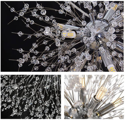 Rynx | Crystal Fireworks Pendant Light Chrome