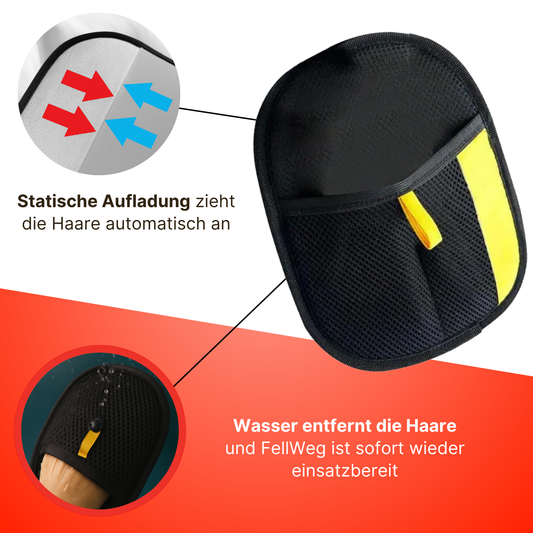 Rynx | Glove for Removing Pet Hair — Reusable Grooming Tool with Breathable Fit