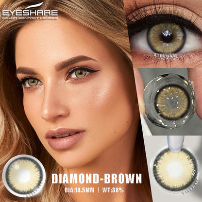 Rynx Diamond Brown 14.5 mm 1 Pair | 1 Year