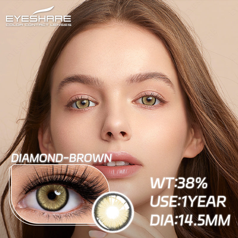 Rynx Diamond Brown 14.5 mm 1 Pair | 1 Year