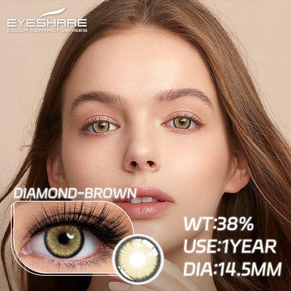 Rynx Diamond Brown 14.5 mm 1 Pair | 1 Year