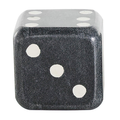 Rynx | Black Marble Cube Bookends, Set of Two