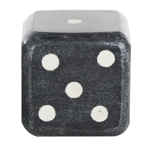 Rynx | Black Marble Cube Bookends, Set of Two