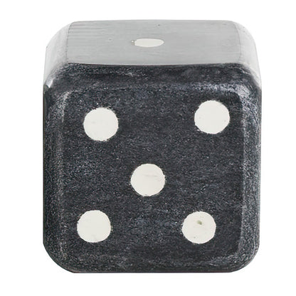 Rynx | Black Marble Cube Bookends, Set of Two