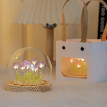 Rynx | DIY Glass Tulip Globe Lamp