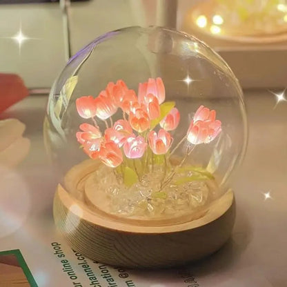 Rynx | DIY Glass Tulip Globe Lamp