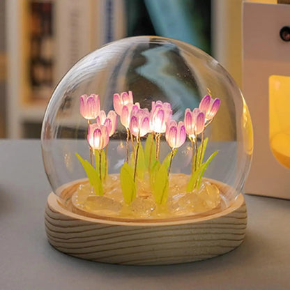 Rynx | DIY Glass Tulip Globe Lamp