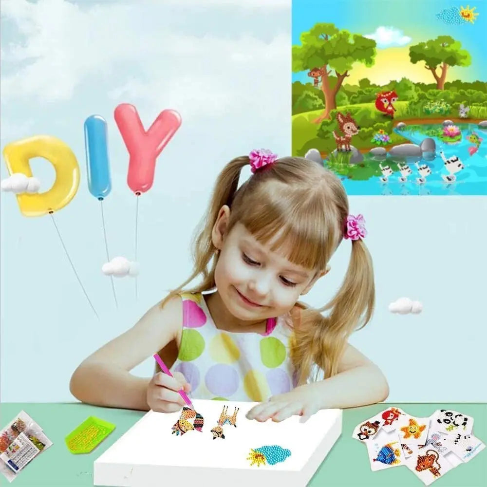 Rynx | DIY Kids' Diamond Painting Set