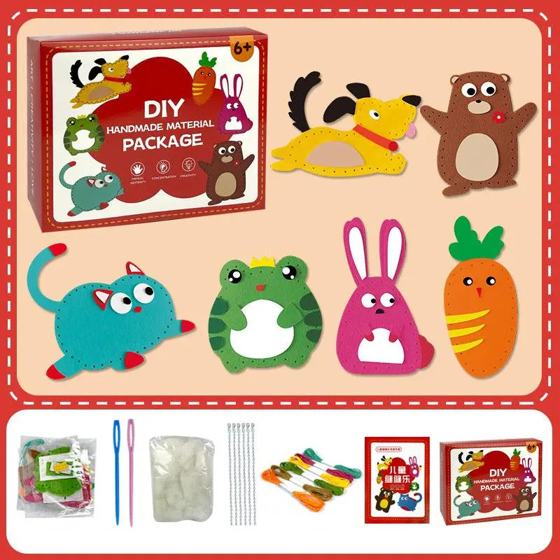 Rynx | DIY sewing kit for children – Creative crafting with cute animal motifs