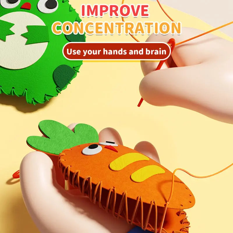 Rynx | DIY sewing kit for children – Creative crafting with cute animal motifs