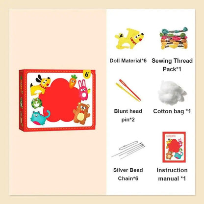 Rynx | DIY sewing kit for children – Creative crafting with cute animal motifs