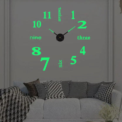 Rynx | Diy Wall Clock - Acrylic Minimalist Design - Unique And Stylish