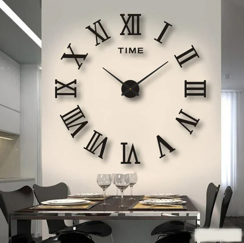 Rynx | Diy Wall Clock - Acrylic Minimalist Design - Unique And Stylish