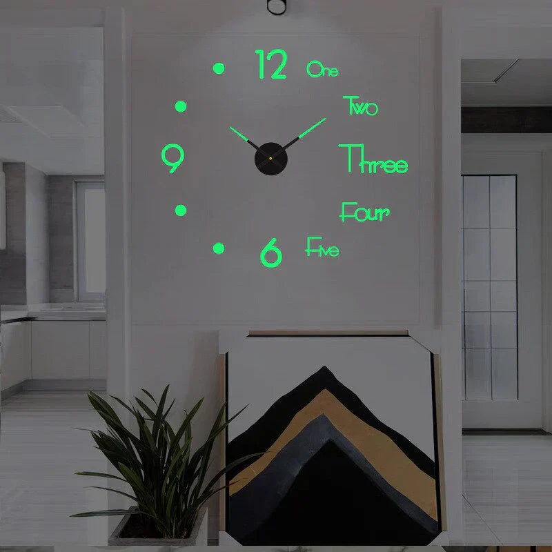 Rynx | Diy Wall Clock - Acrylic Minimalist Design - Unique And Stylish