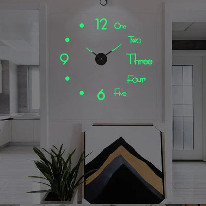 Rynx | Diy Wall Clock - Acrylic Minimalist Design - Unique And Stylish