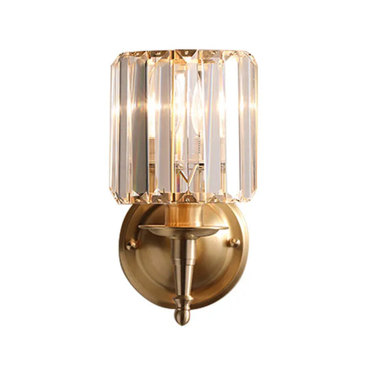 Rynx | Calyrix Vintage Crystal Wall Light | Elegant Design | Crystal Glass | Wall Lamp for Living Room | Home Decor