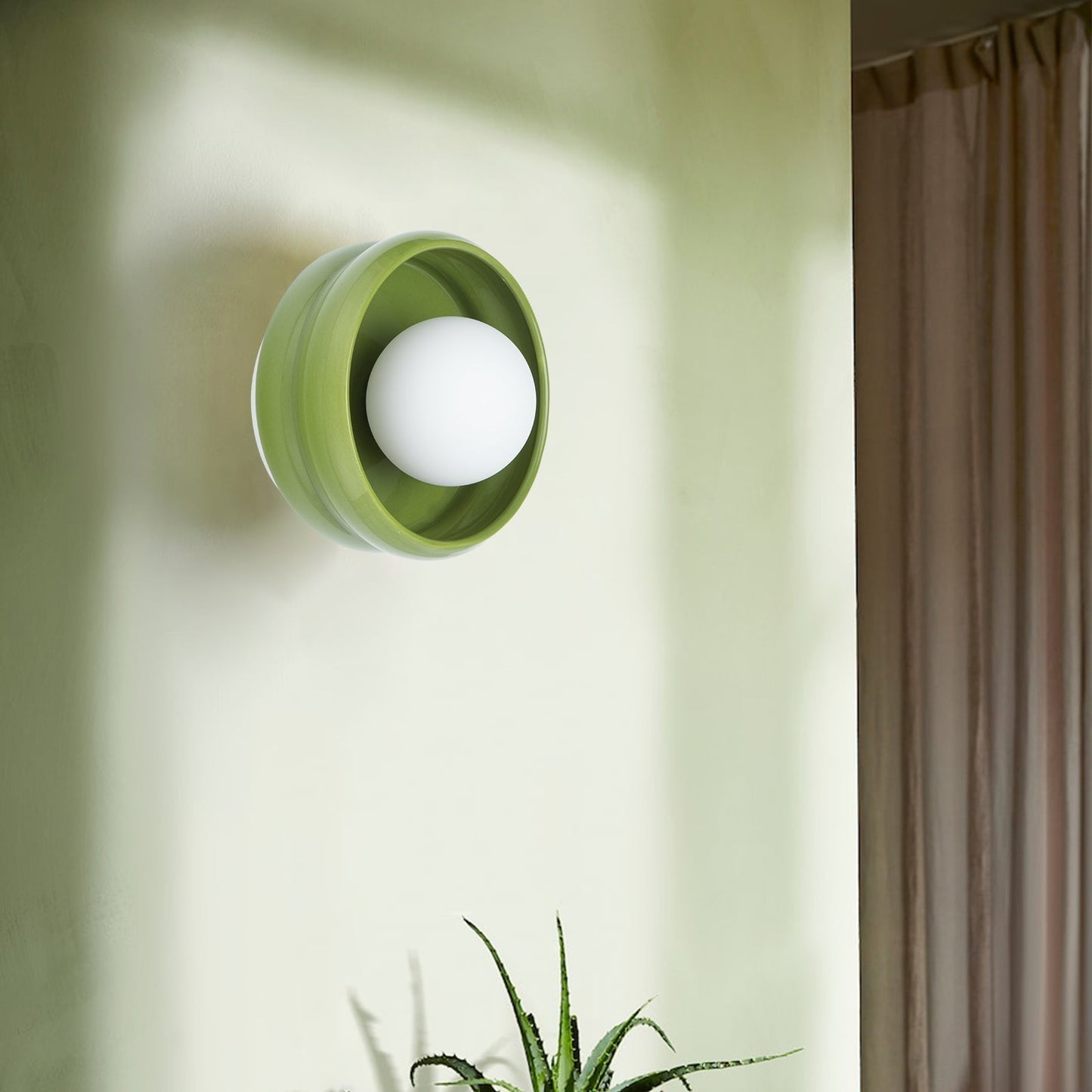 Rynx | Modern Striped Simple Ceramic Wall Lamp