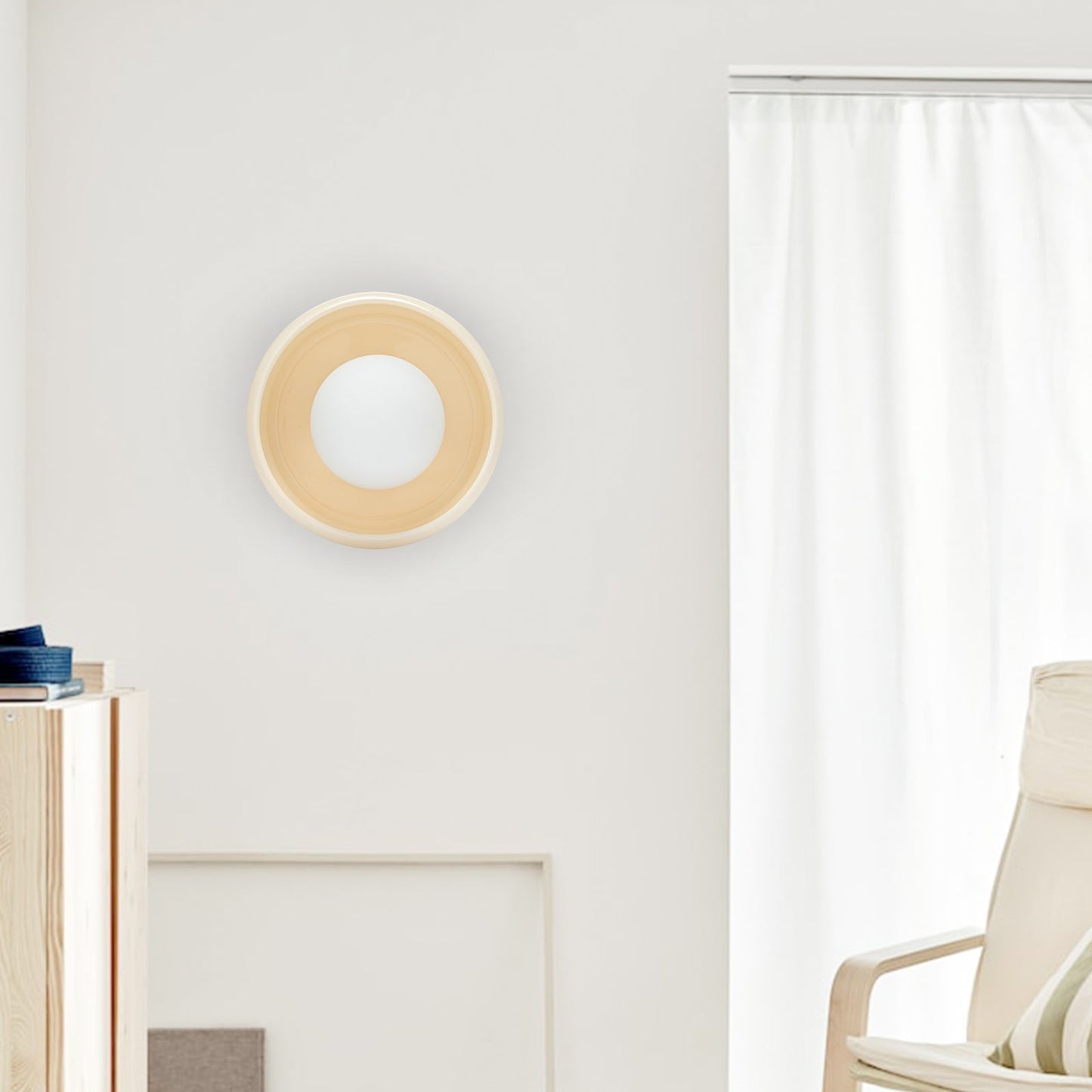 Rynx | Modern Striped Simple Ceramic Wall Lamp