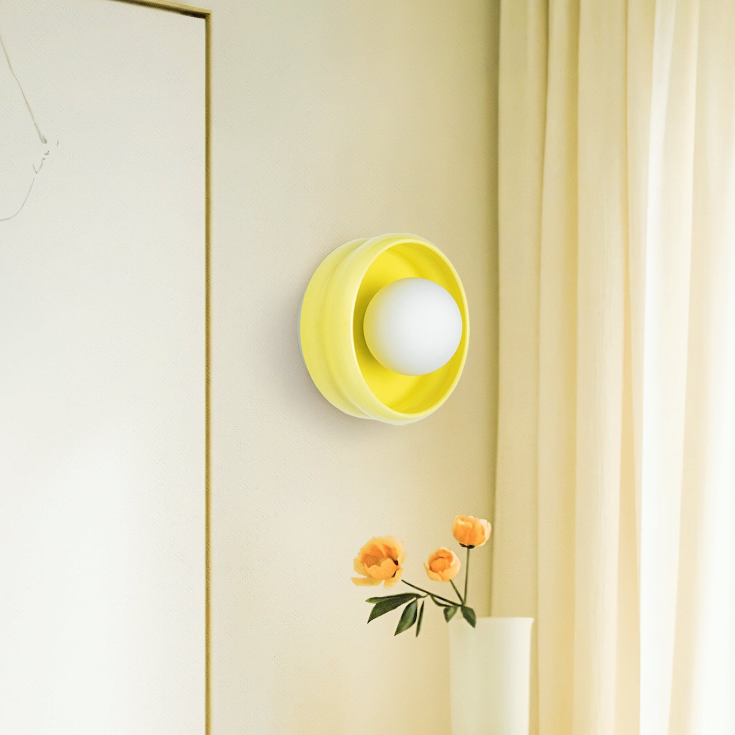Rynx | Modern Striped Simple Ceramic Wall Lamp