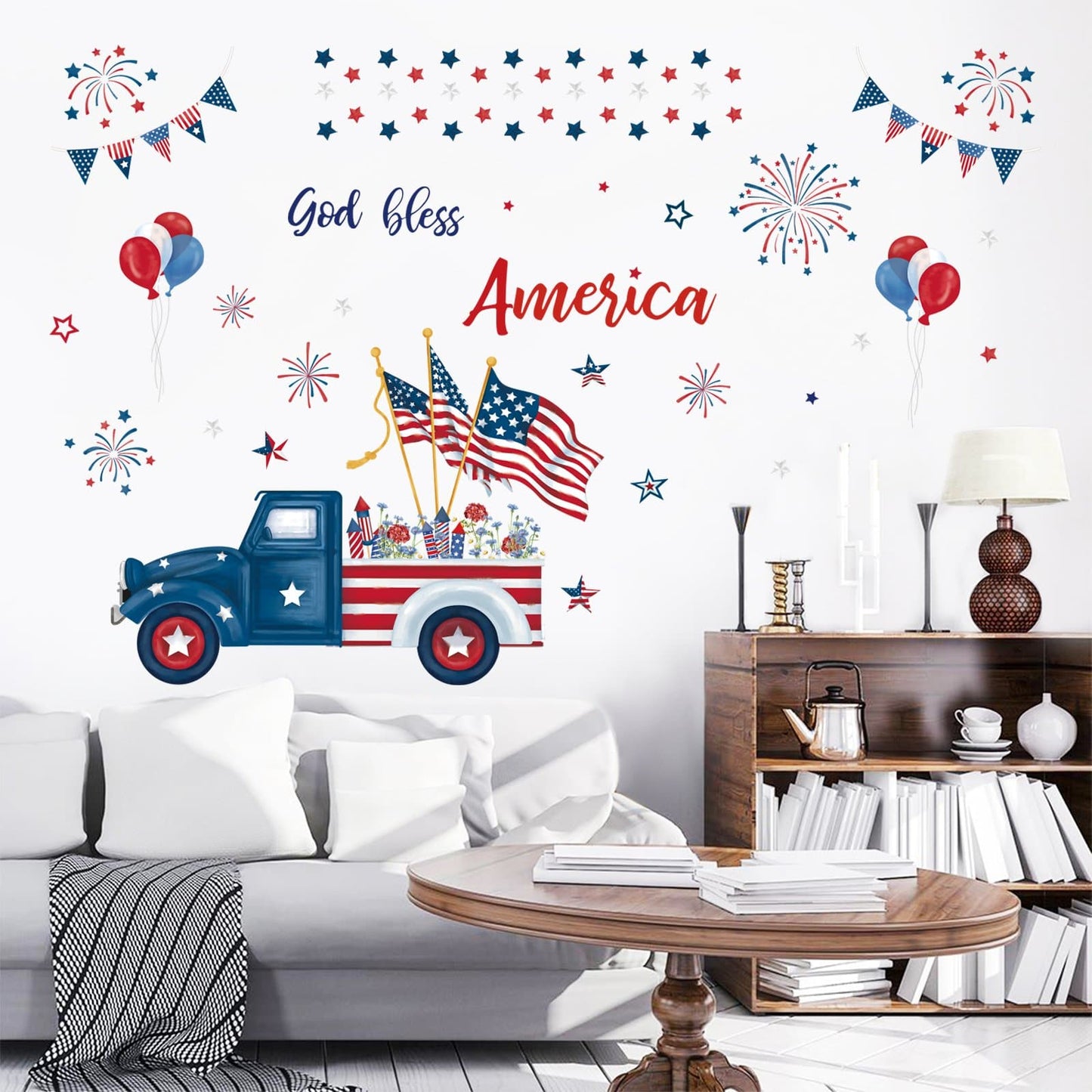 Rynx | God bless America wall sticker