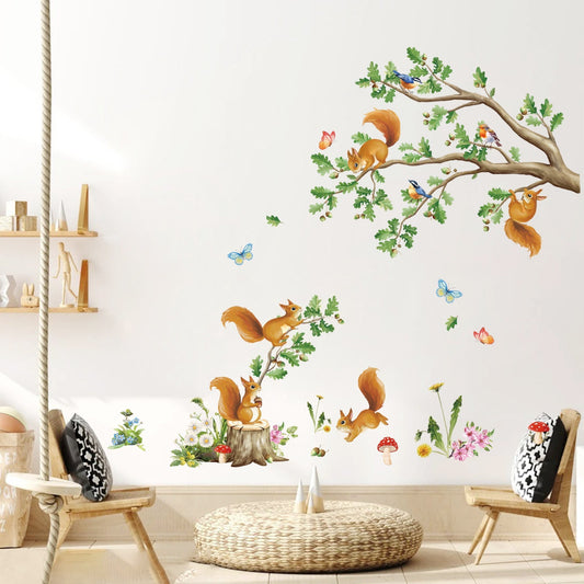 Rynx | Forest animals wall stickers decorations